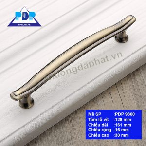 Tay Nắm Tủ Hiện Đại  với thiết kế cong bo tròn thu hẹp dần về hai đầu