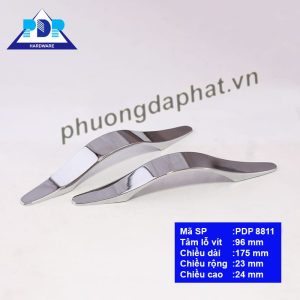 Tay Nắm Tủ Hiện Đại bề mặt rộng cùng thiết kế dạng vòm cong tựa cầu bắc ngang sông