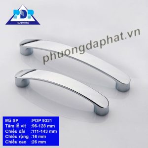 Tay Nắm Tủ Hiện Đại mang dáng vẻ đơn giản hiện đại với màu bạc bóng