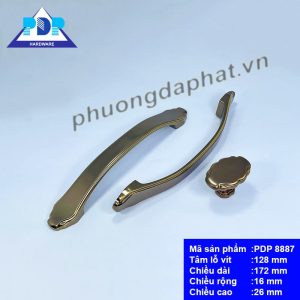 Tay Nắm Tủ với màu cafe đặc trưng cùng thiết kế hài hòa bắt mắt phù hợp cho mọi cách lắp đặt dọc hay ngang