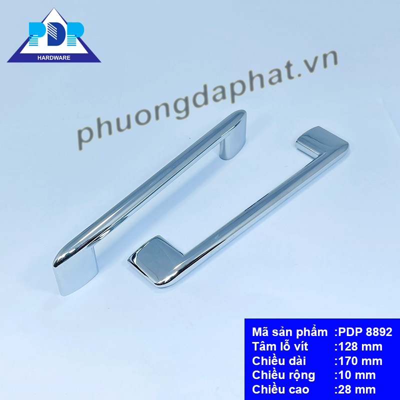 Tay Nắm Tủ hiện đại đồng màu crom bóng