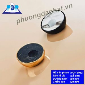 Tay Nắm Tủ với hiệu ứng vân đá ngay trung tâm tay tủ