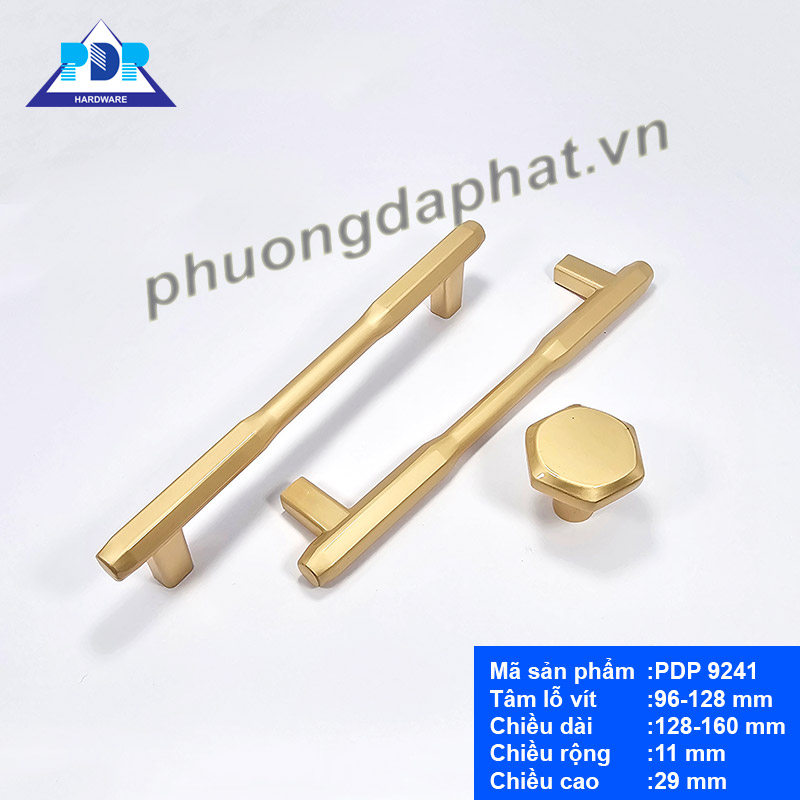 Tay Nắm Tủ Hợp Kim Kẽm mang dáng vẻ đơn giản