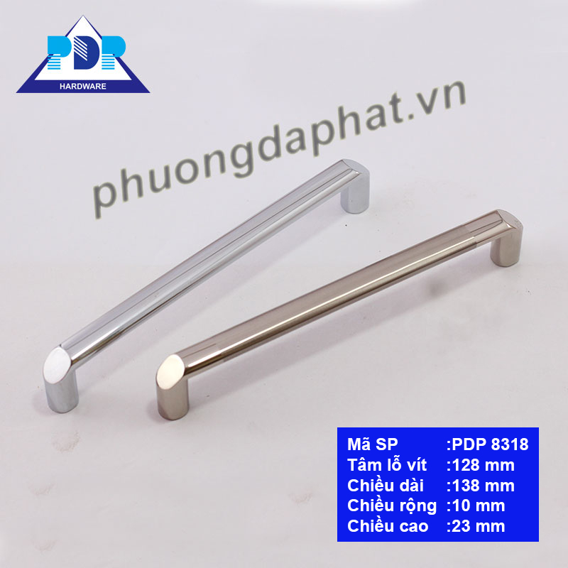 Tay Nắm Tủ với màu sắc của niken xước ở thân