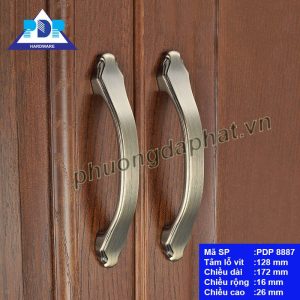 Tay Nắm Tủ với màu rêu mờ đặc trưng cùng thiết kế hài hòa bắt mắt phù hợp cho mọi cách lắp đặt dọc hay ngang
