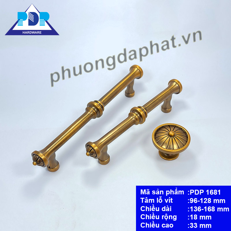 Tay Nắm Tủ Hợp Kim Kẽm độc đáo với phần khắc họa tinh xảo ở hai đầu