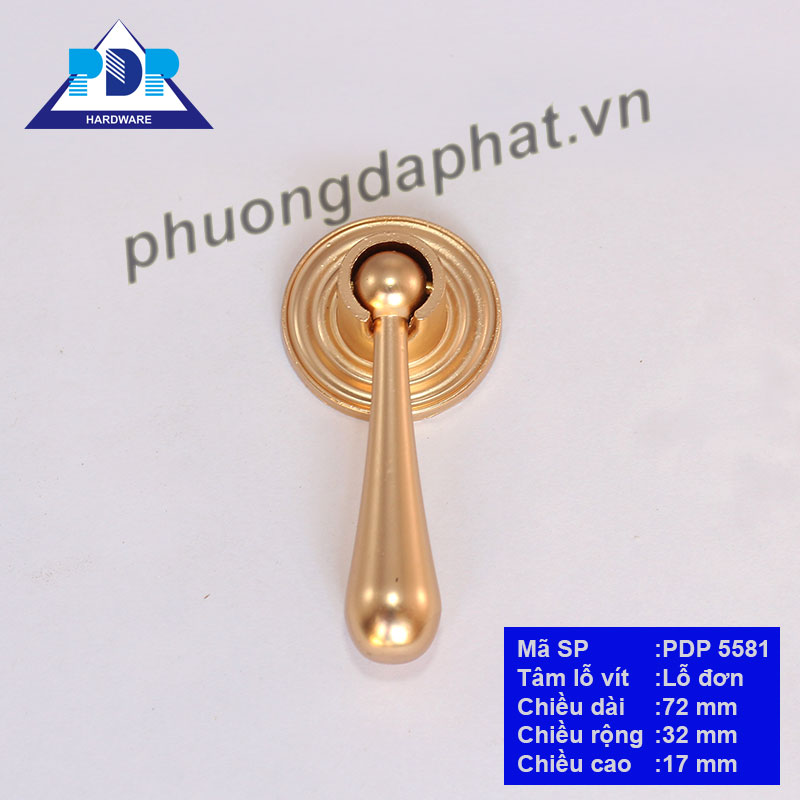 Tay Nắm Tủ Hợp Kim Kẽm có chi tiết đẹp mắt được chế tác công phu với những đường cong bắt mắt