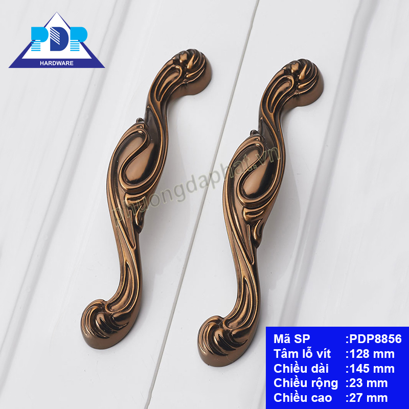 Tay Nắm Tủ Hợp Kim Kẽm với mọi chi tiết được khắc họa vô cùng kỳ công đạt độ tinh xảo cao