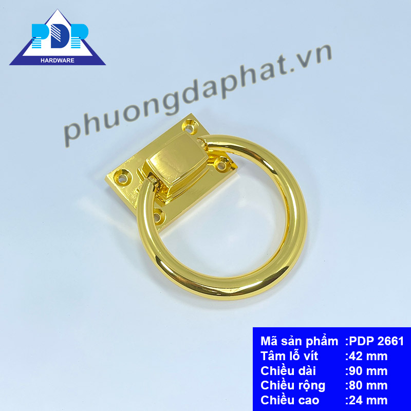 Tay Nắm Tủ với màu vàng bóng tạo hiệu ứng bắt mắt. Dễ dàng lắp đặt lau chùi