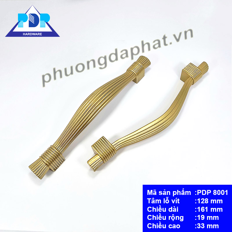 Tay Nắm Tủ Màu Vàng Mờ có chi tiết đẹp mắt được chế tác công phu với những đường cong bắt mắt