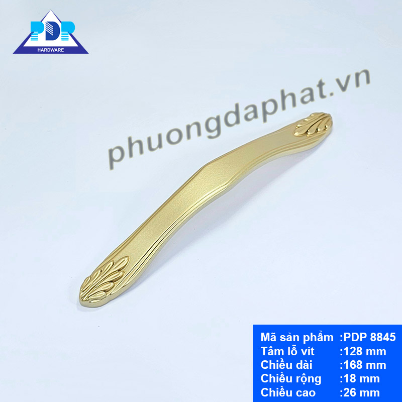 Tay Nắm Tủ duyên dáng với họa tiết phía hai đầu liên kết tạo nên mọi nguồn cảm hứng cho nội thất gỗ