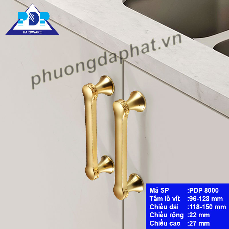 Tay Nắm Tủ với nét cong tinh tế được bo tròn tạo cảm giác mỏng manh duyên dáng nhưng vô cùng chắc chắn