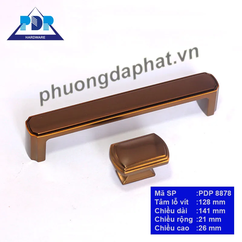 Tay Nắm Tủ Phong Cách Á Đông với kết cấu khối vuông