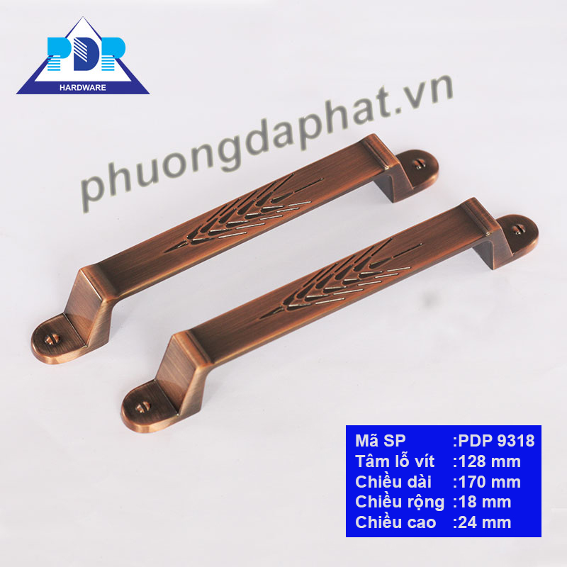 Tay Nắm Tủ Phong Cách Á Đông mang các họa tiết được khắc họa tỉ mỉ ngay trung tâm tay tủ