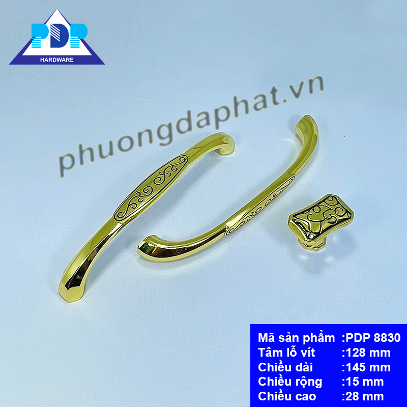 Nắm Tủ Phong Cách Châu Âu rất quyến rũ qua những đường cong tinh tế cùng màu vàng bóng