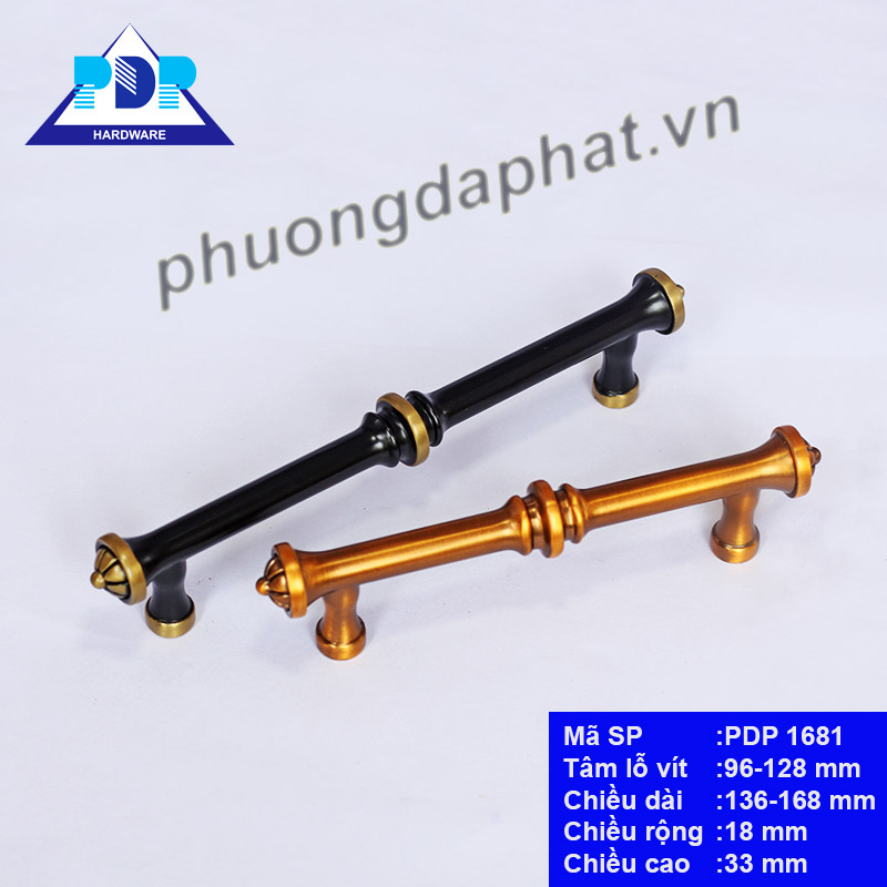 Tay Nắm Tủ Phong Cách Mỹ ấn tượng về diện mạo khi được bao phủ lớp viền màu vàng xung quanh tay nắm cùng màu đen chủ đạo pha trộn nét cổ điển và hiện đại.