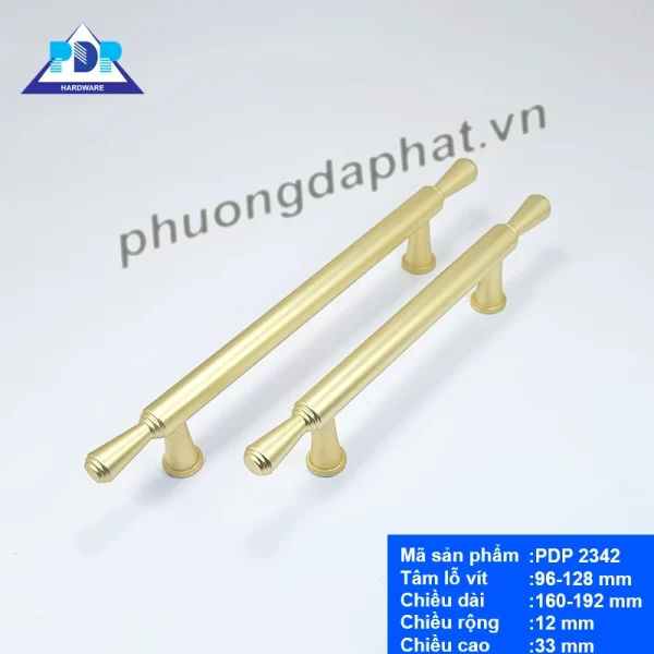 Tay nắm tủ tân cổ điển hợp kim nhôm pdp2342