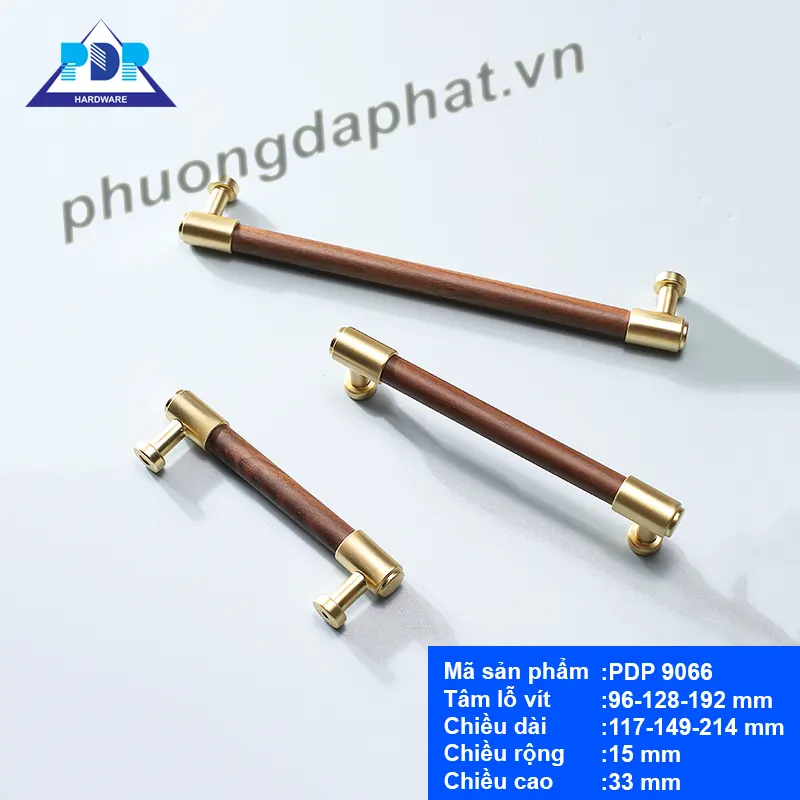 Tay Nắm Tủ Gỗ Óc Chó PDP9066