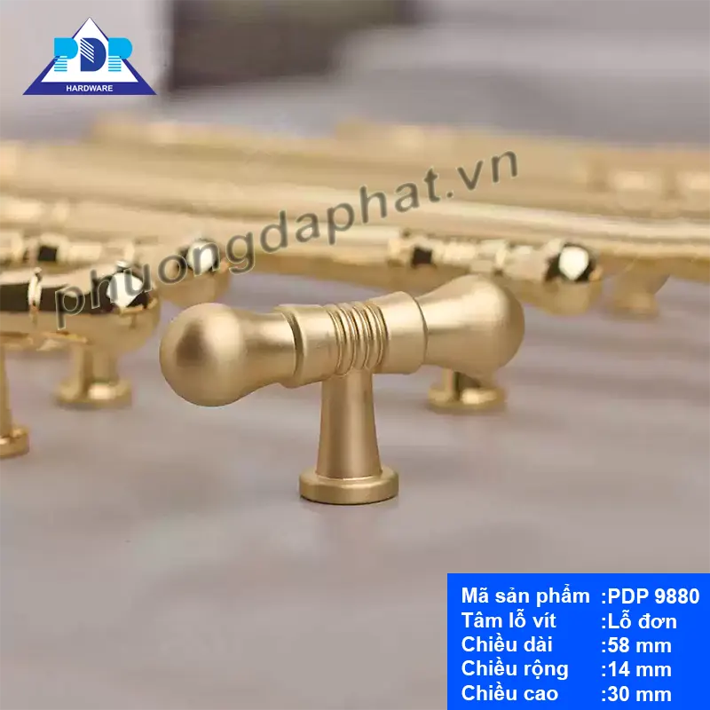 Núm Tủ Màu Vàng Xước PDP9880