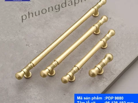 Tay Nắm Tủ Màu Vàng Xước PDP9880