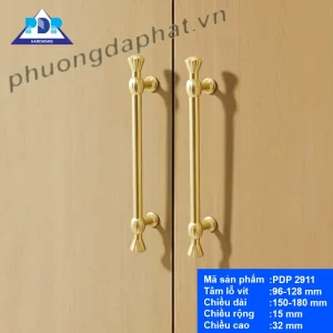 Tay Nắm Tủ Hợp Kim Kẽm PDP2911 - Hình ảnh 3