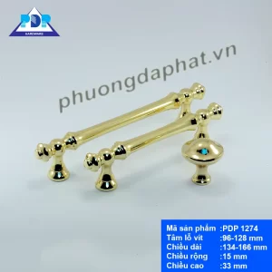 ​Tay Nắm Tủ Vàng Bóng PDP1274