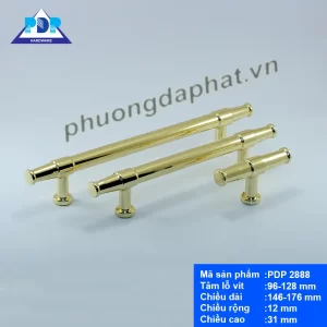Tay Nắm Tủ Vàng Bóng PDP2888