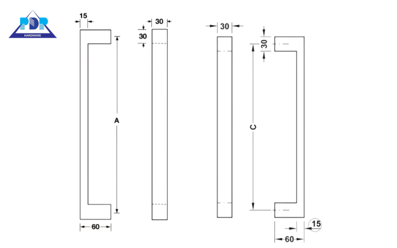 Kích thước tay nắm cửa là gì?