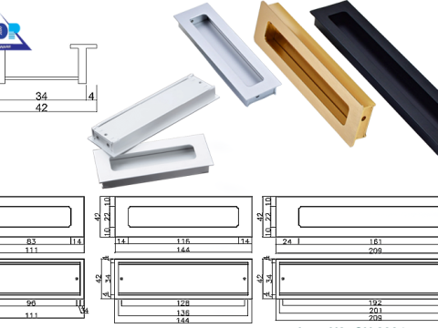 Bảng kích thước tay nắm cửa tiêu chuẩn và cách xác định chiều cao phù hợp