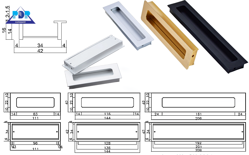 Những yếu tố ảnh hưởng đến kích thước tay nắm cửa