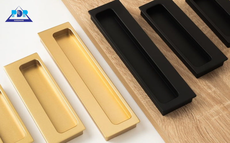 Tay nắm âm tủ quần áo chữ nhật