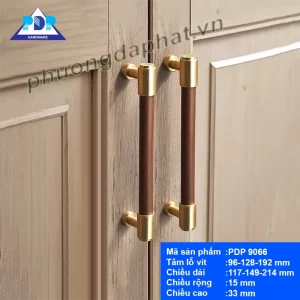 Tay Nắm Cửa Gỗ Óc Chó PDP9066